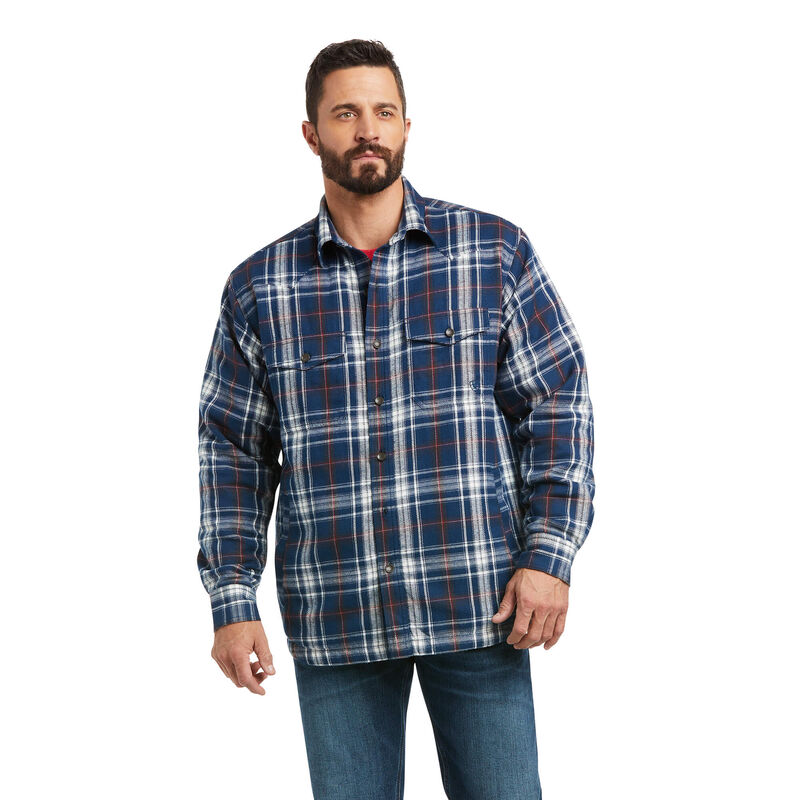 Ariat Jacke Herren - Retro Hackett Insulated Shirt Blau ( ZMBSJ-1273 )